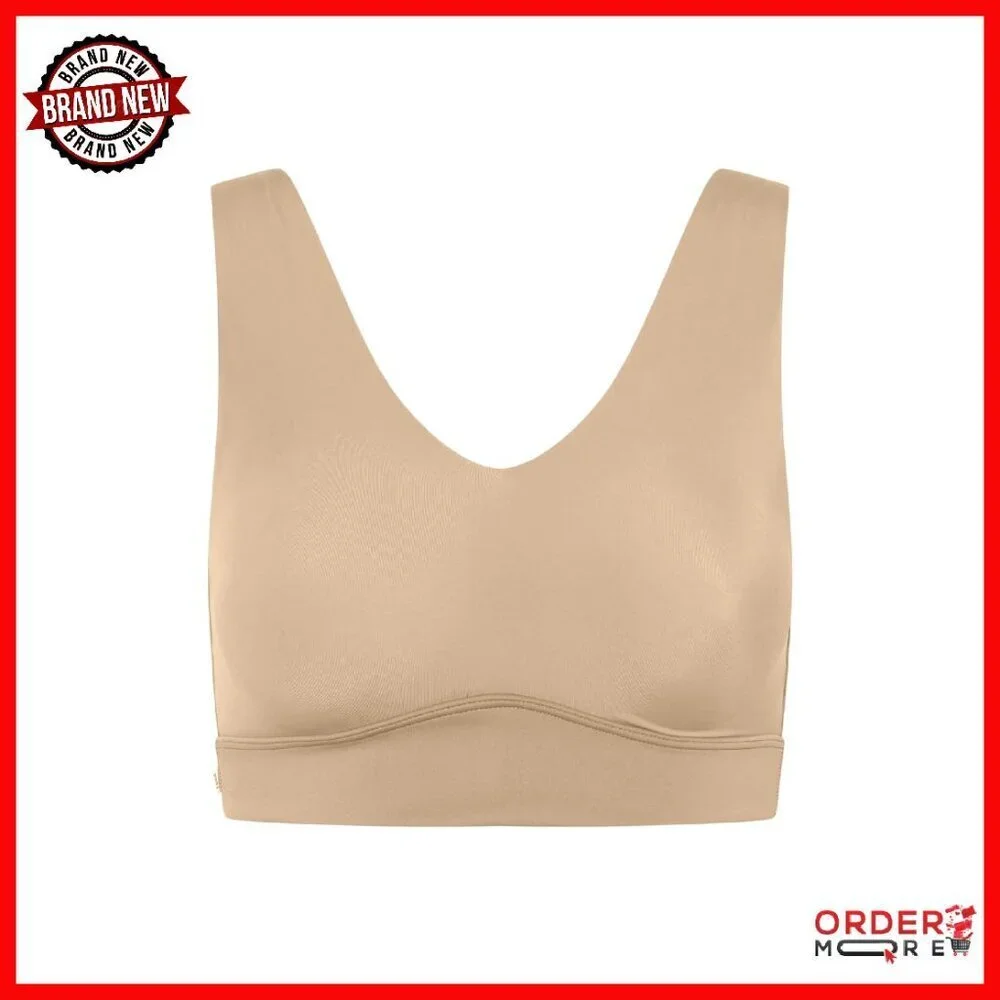 Wireless V-Neck Bralette Ultra Soft Lightweight Everyday Wear